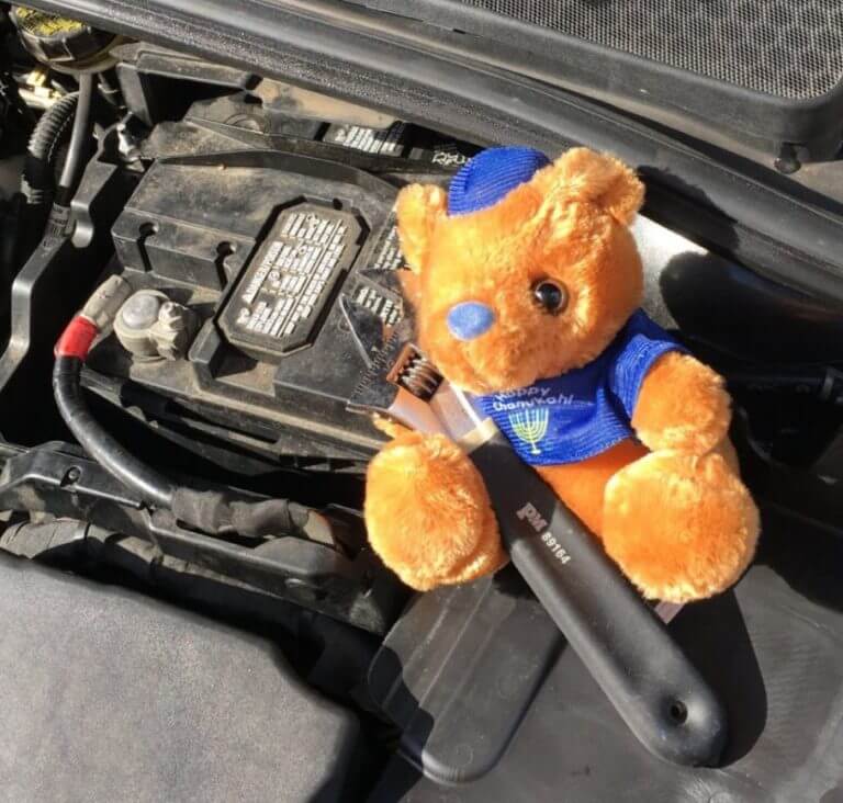 fixing teddy bears